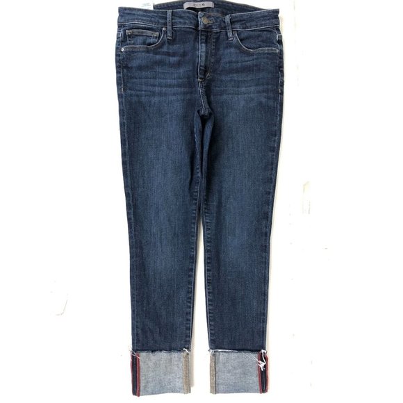 Joe's Jeans Women's Skinny Cropped Cuff Jeans in Brussels Size 28 - Picture 1 of 9